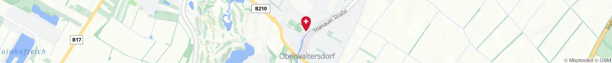 Kartendarstellung des Standorts für Triesting-Apotheke in 2522 Oberwaltersdorf